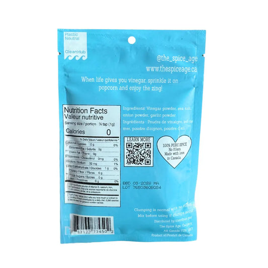 Assaisonnement pour popcorn - Sel et vinaigre