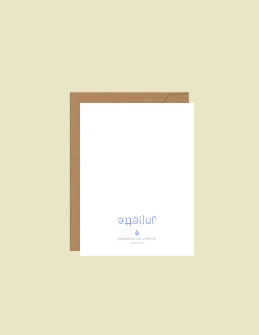 Carte de souhaits - Beaucoup d'amour