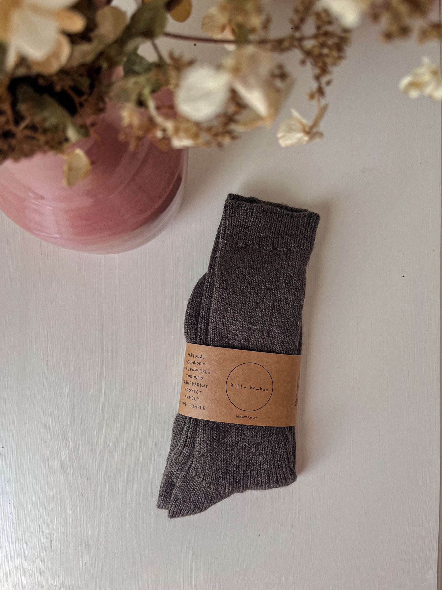 Chaussettes en laine de mérinos