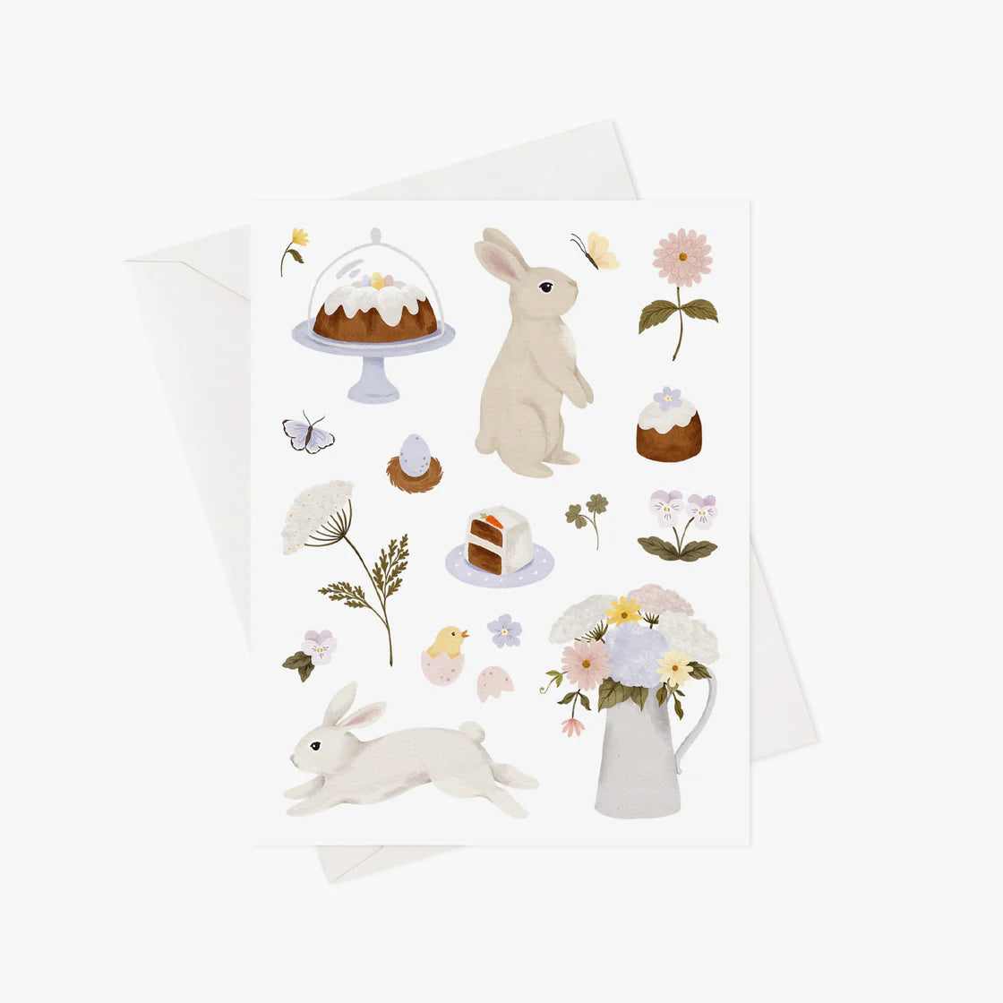 Cartes de souhaits - Lapin du printemps