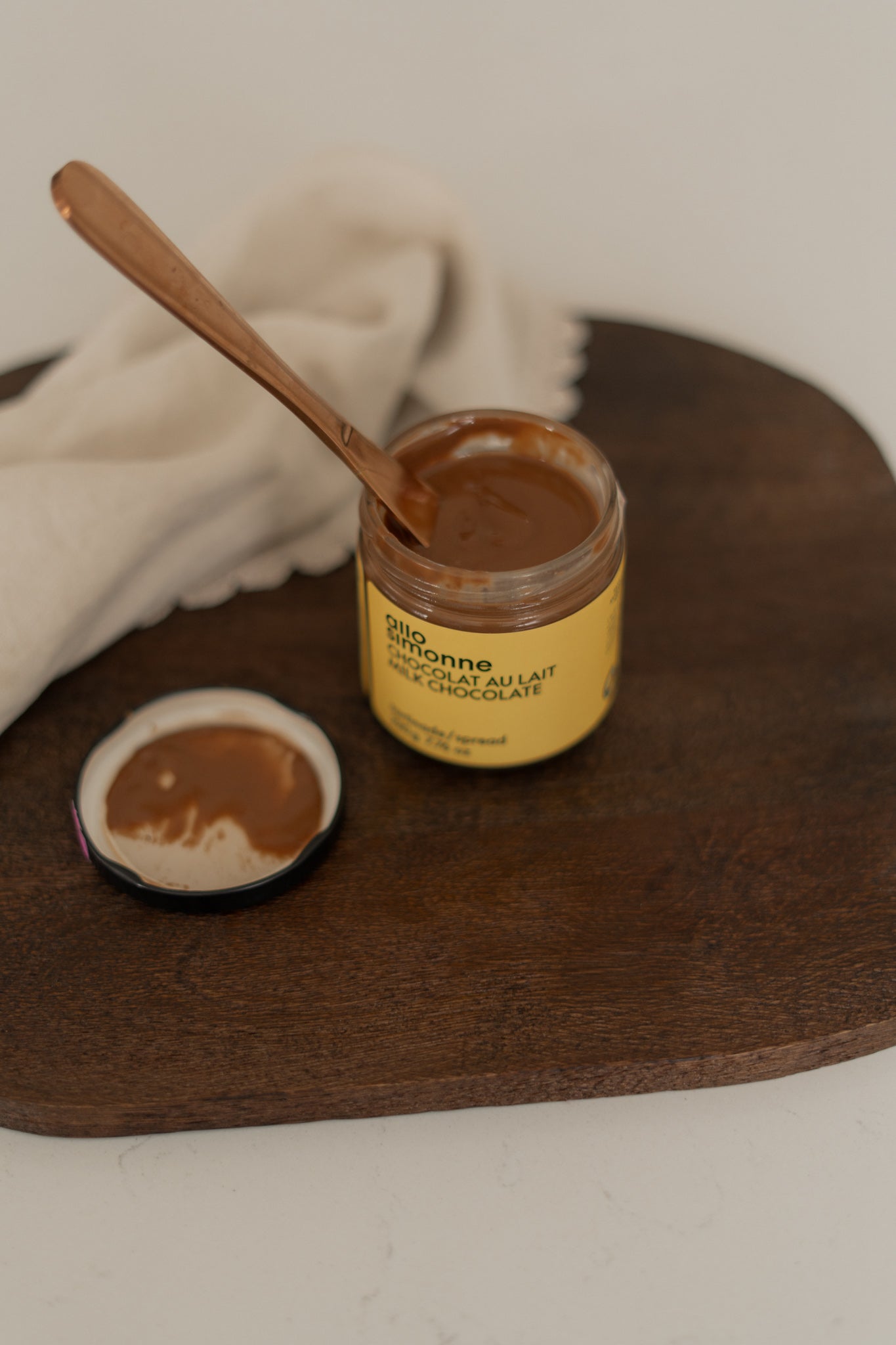 Tartinade - Noisettes et chocolat au lait