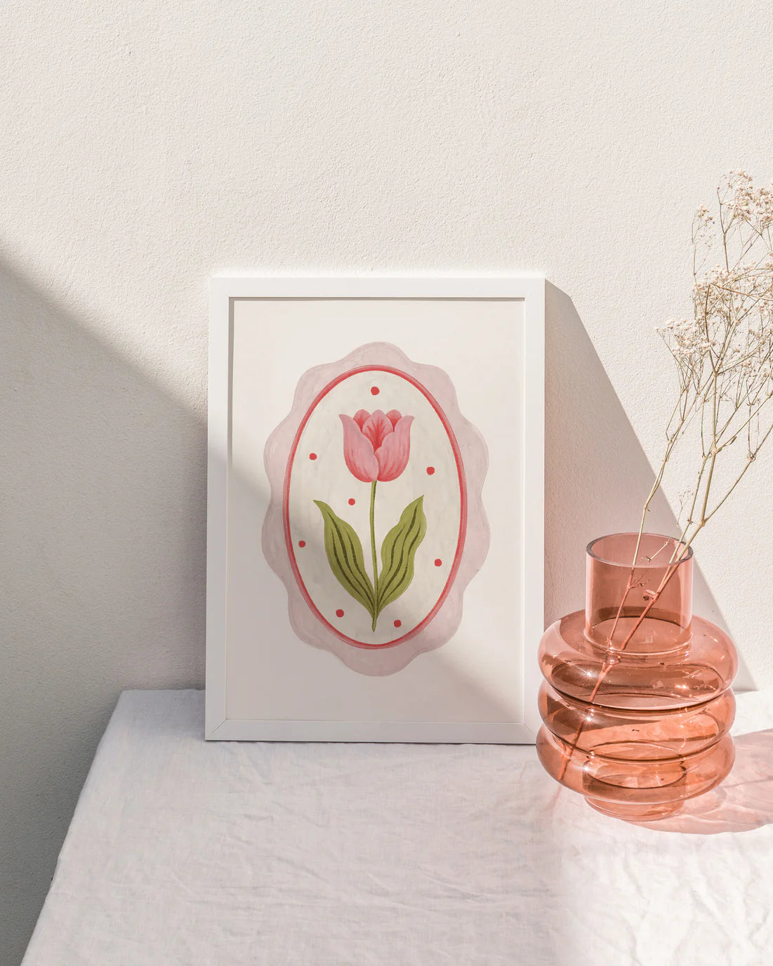 Affiche - Tulipe vintage