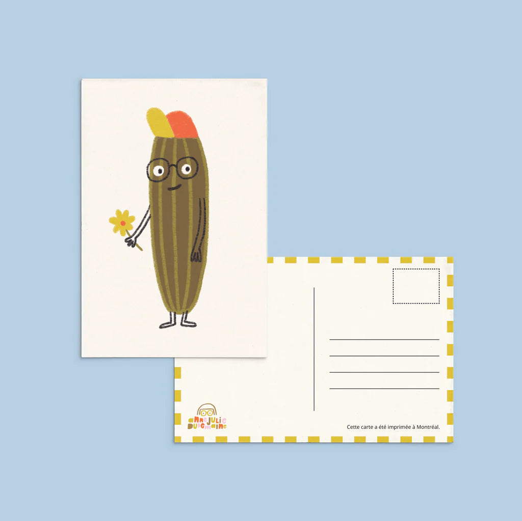 Carte Postale - Mr. Cornichon