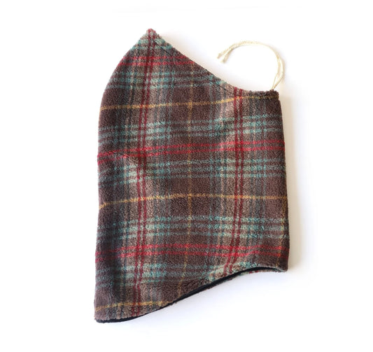 Col capuche à carreaux