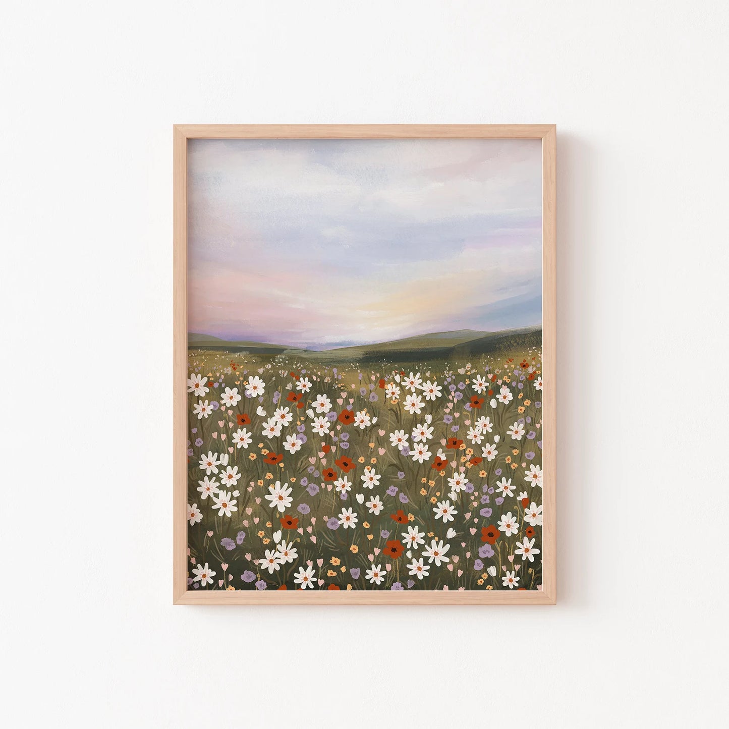 Affiche - Champ floral