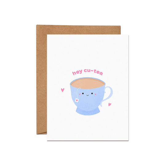 Carte de souhaits - Hey cu-tea
