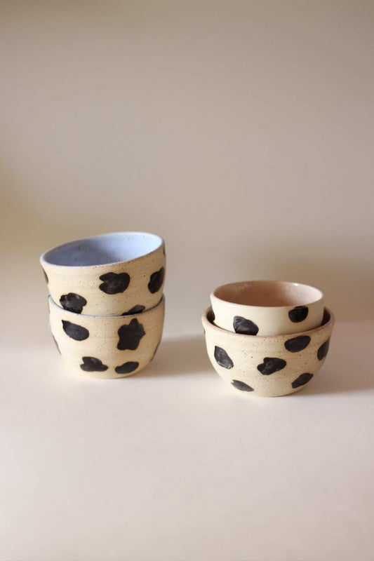 Bol et tasses nuage - baby blue et baby pink