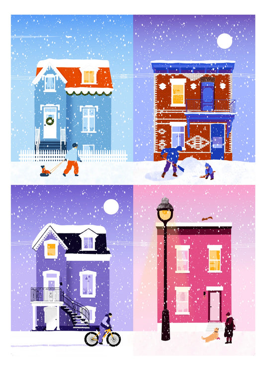 Casse-tête - Neige à Montréal