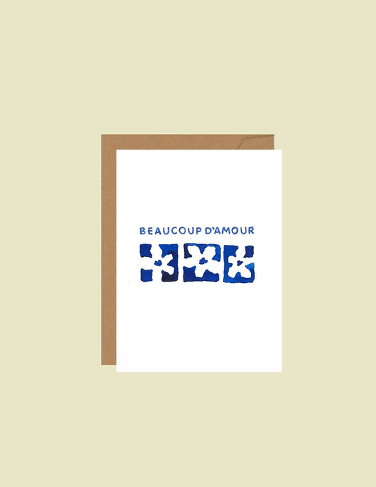 Carte de souhaits - Beaucoup d'amour