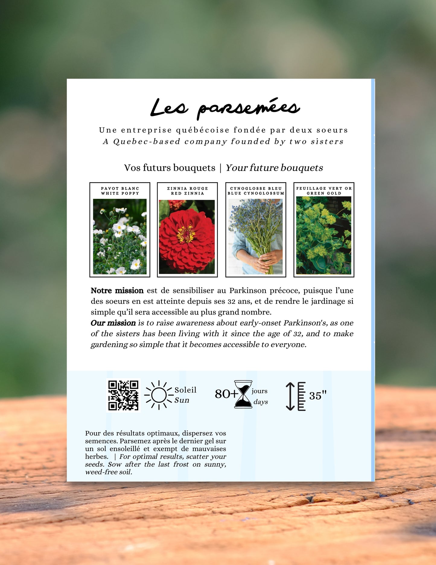 Semences - Bouquet 80 jours