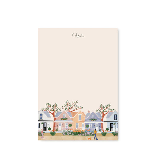 Bloc-notes - Maisons fleuries