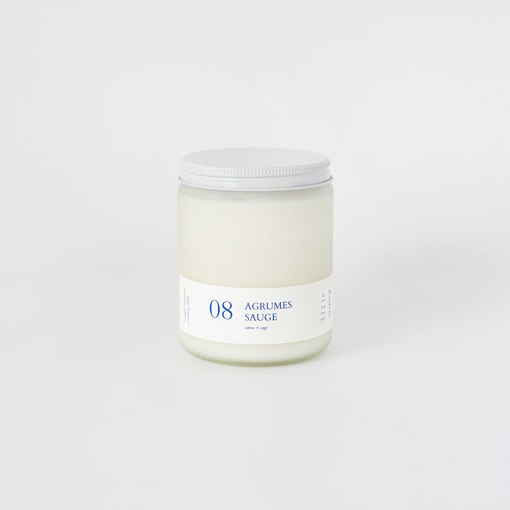 Bougie - Agrumes + sauge