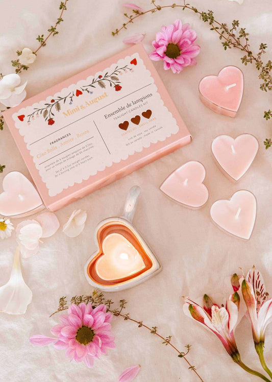 Petits coeurs - Ensemble de lampions