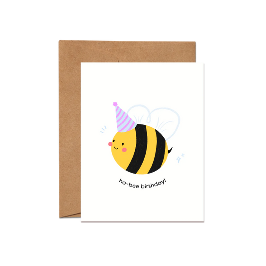 Carte de souhaits - Ha-bee birthday