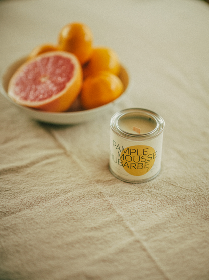 Bougie - Pamplemousse et Rhubarbe