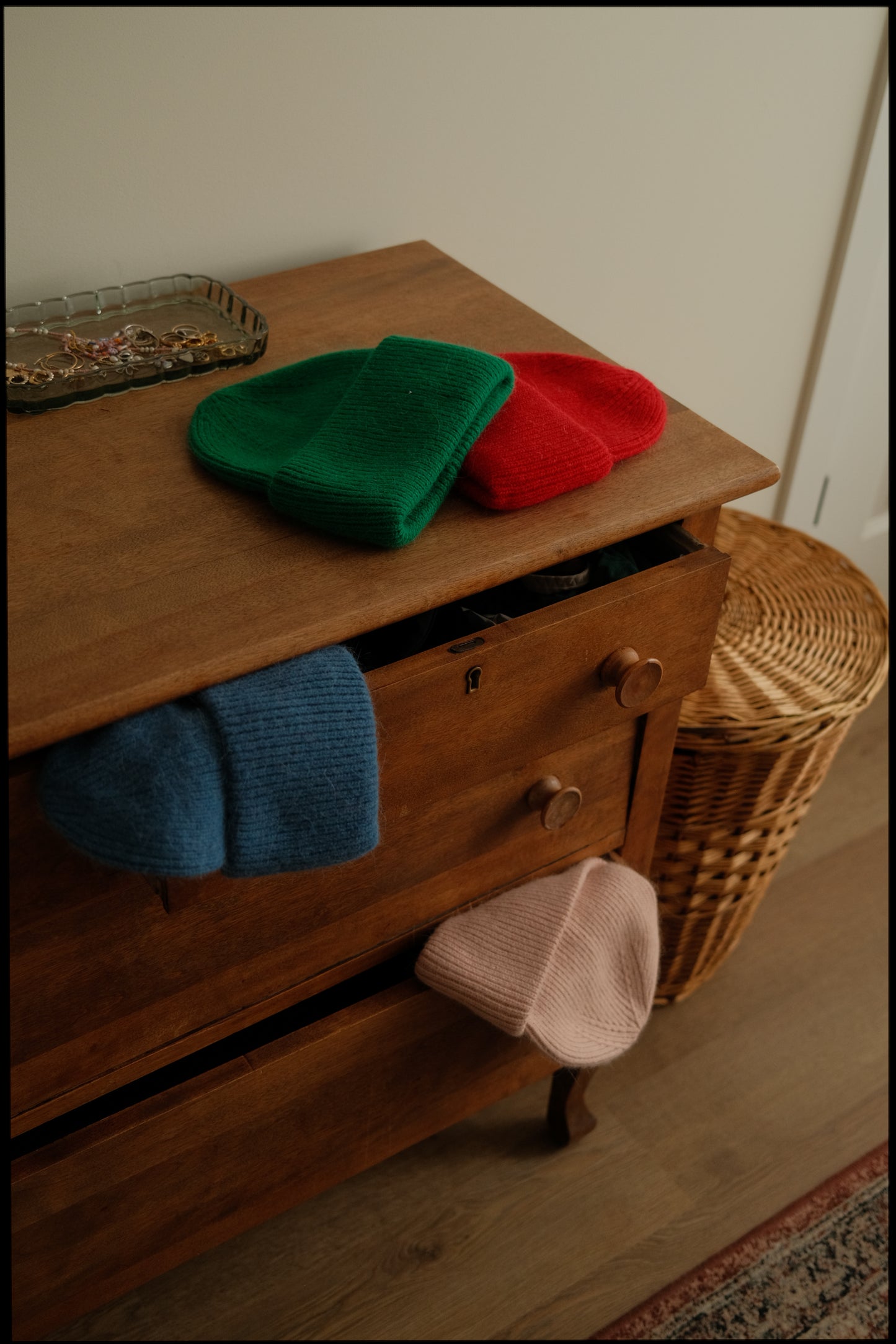 Tuque en laine d'angora