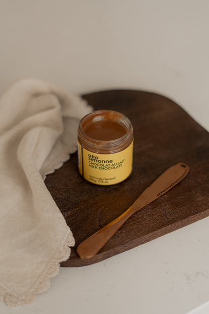 Tartinade - Noisettes et chocolat au lait