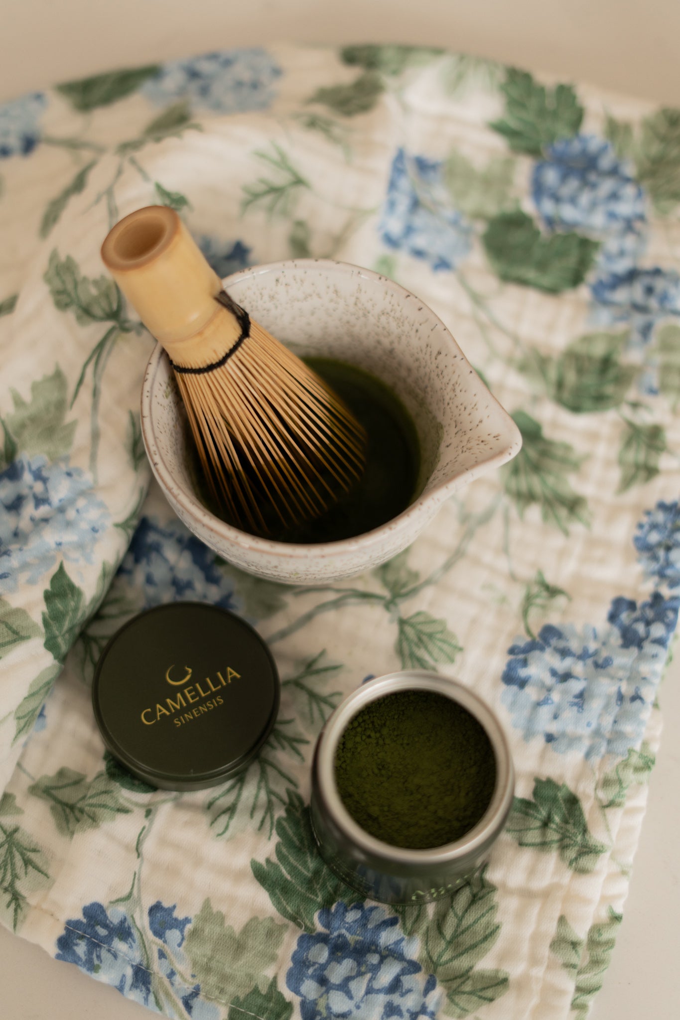 Fouet à matcha en bambou