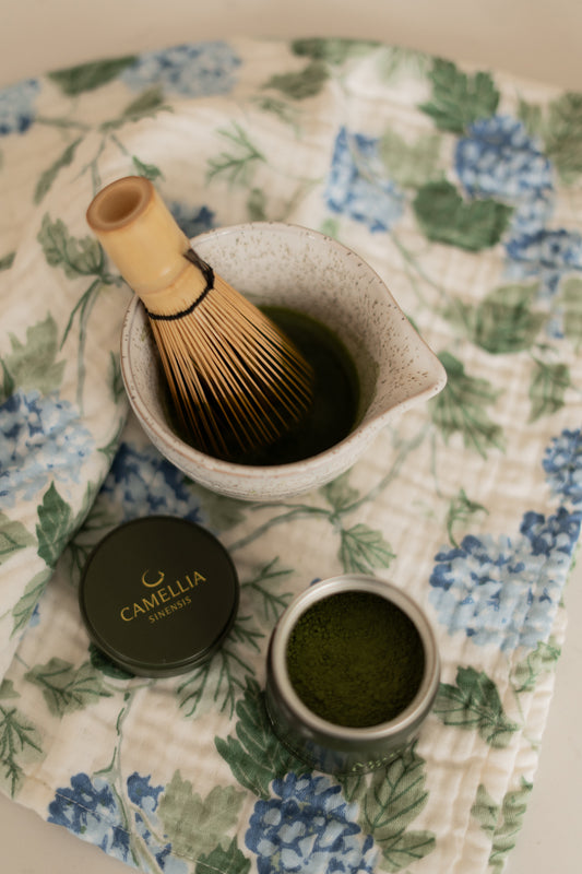 Fouet à matcha en bambou