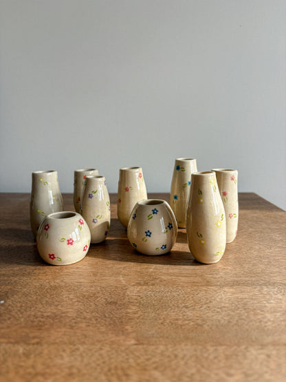 Mini vase aimanté - Fleurs