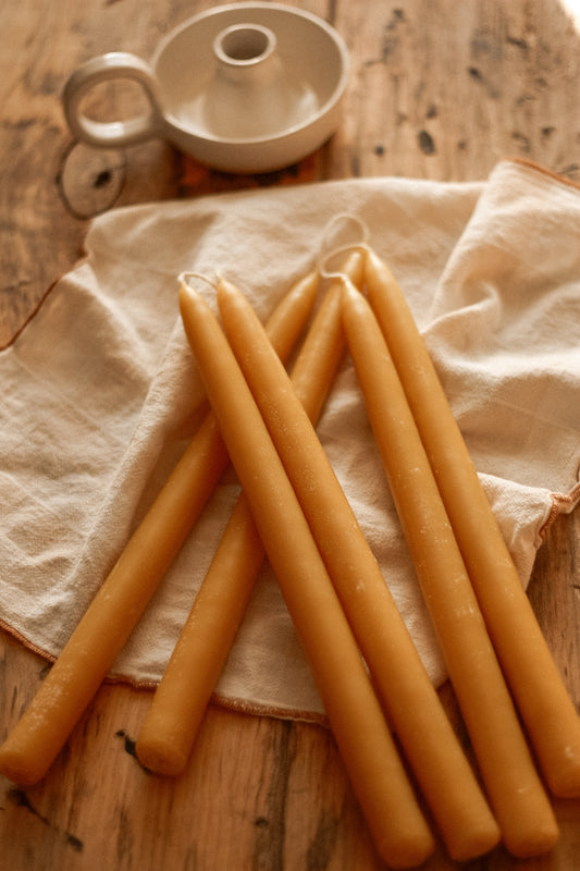Bougies en cire d'abeille