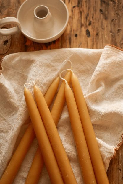 Bougies en cire d'abeille