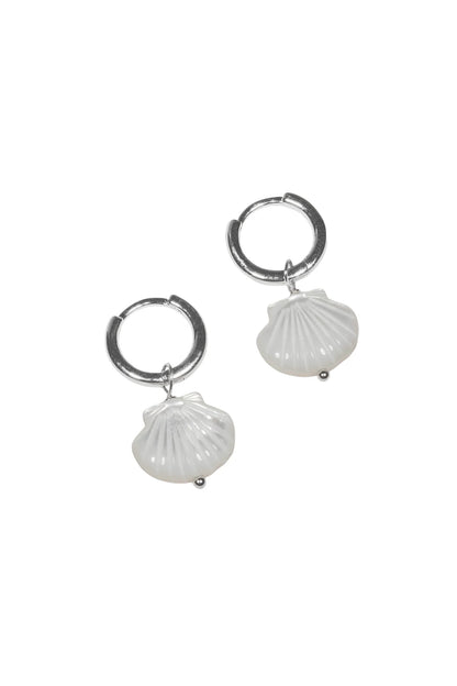 Boucle d'oreilles - White Shell