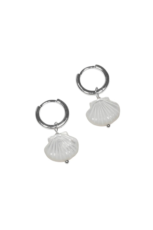 Boucle d'oreilles - White Shell