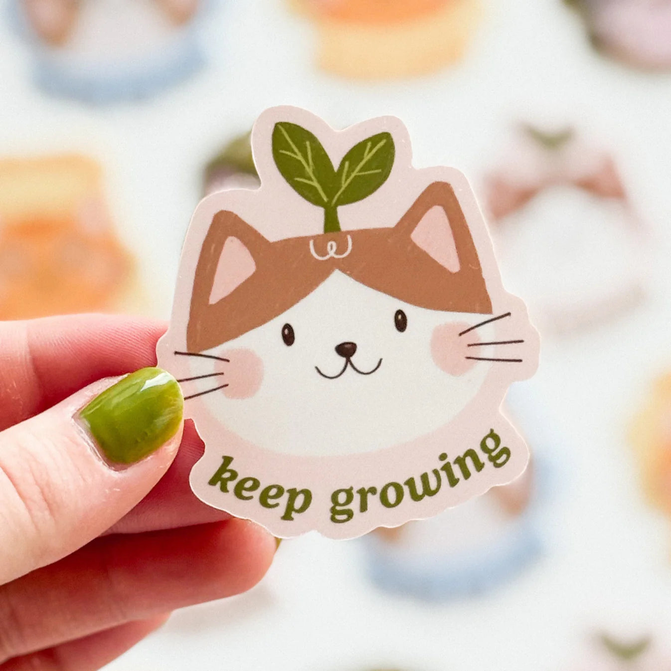 Autocollant découpé - Keep growing