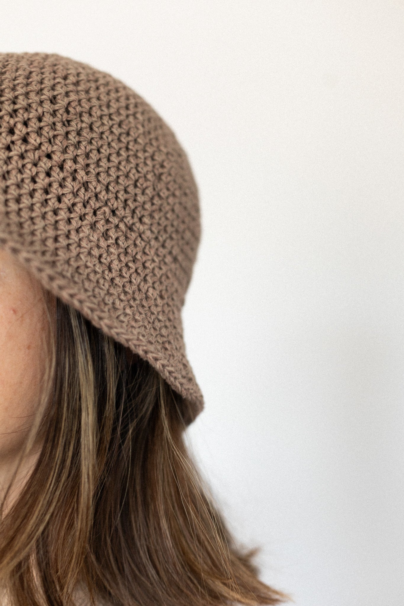 Bucket hat | Laine de coton et lin