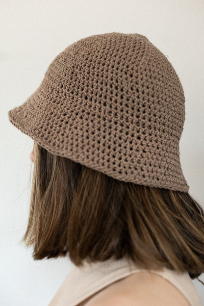 Bucket hat | Laine de coton et lin
