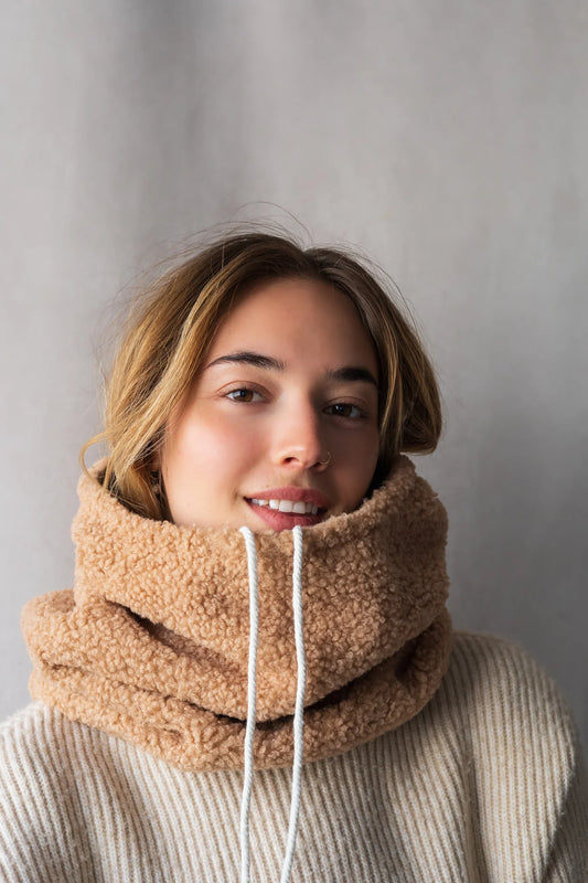 Col capuche réversible - Intérieur en satin