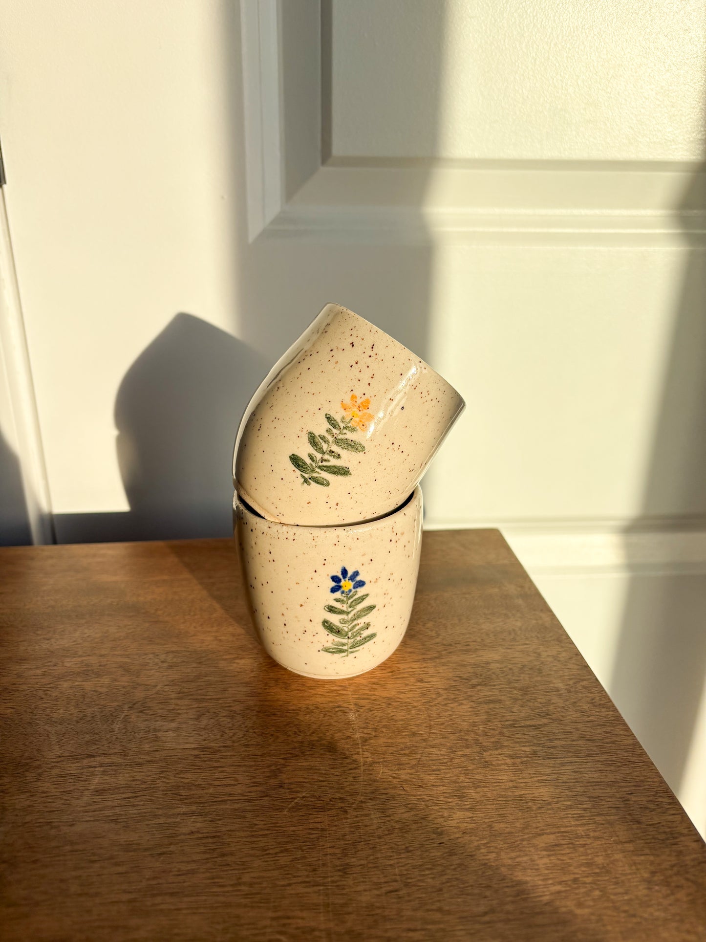 Gobelet espresso - Fleurs