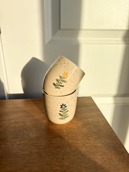 Gobelet espresso - Fleurs