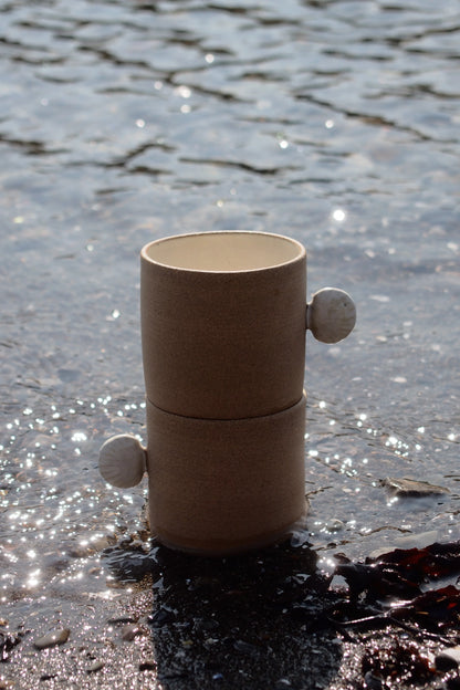 Tasse anse coquillage | Sable