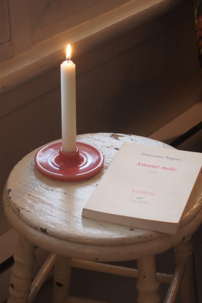 Porte-bougie | Rose