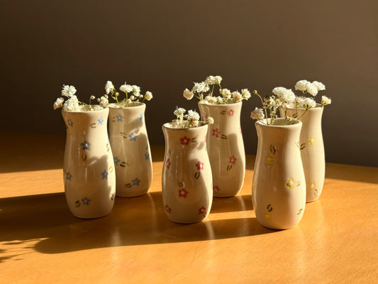 Minis vases aimantés - Fleurs