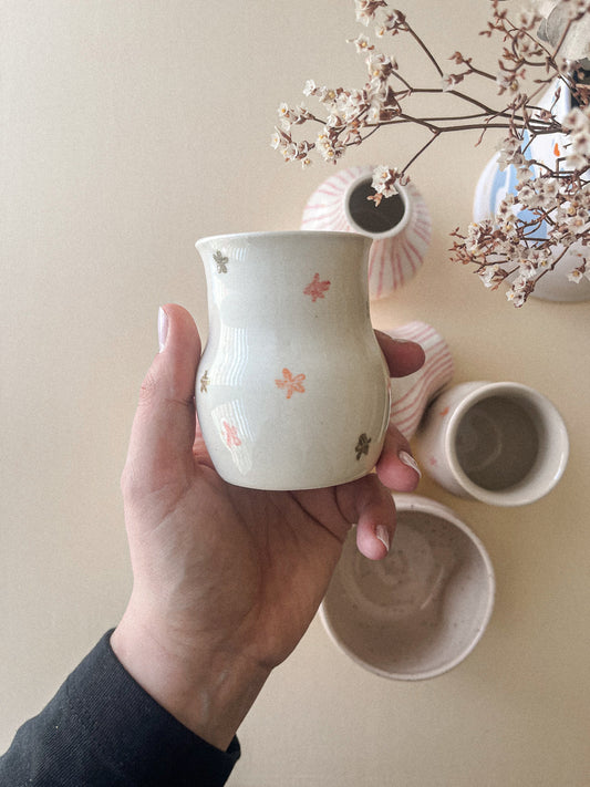 Mini vase fleuris - Poterie Vez