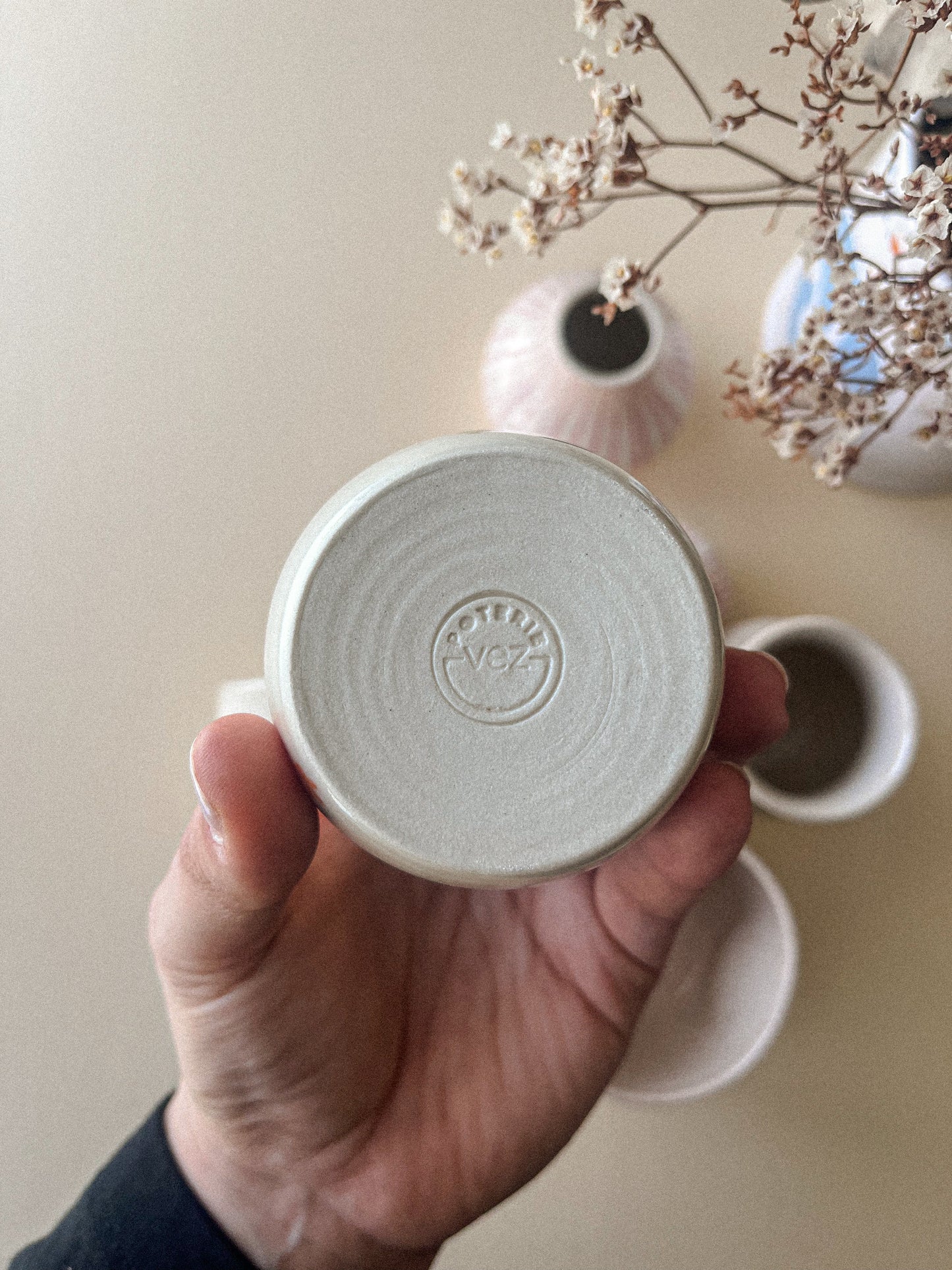 Mini vase fleuris - Poterie Vez