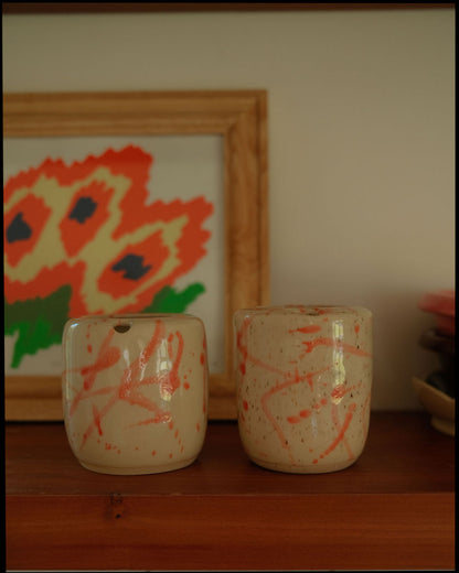To-go cup | Splash orange