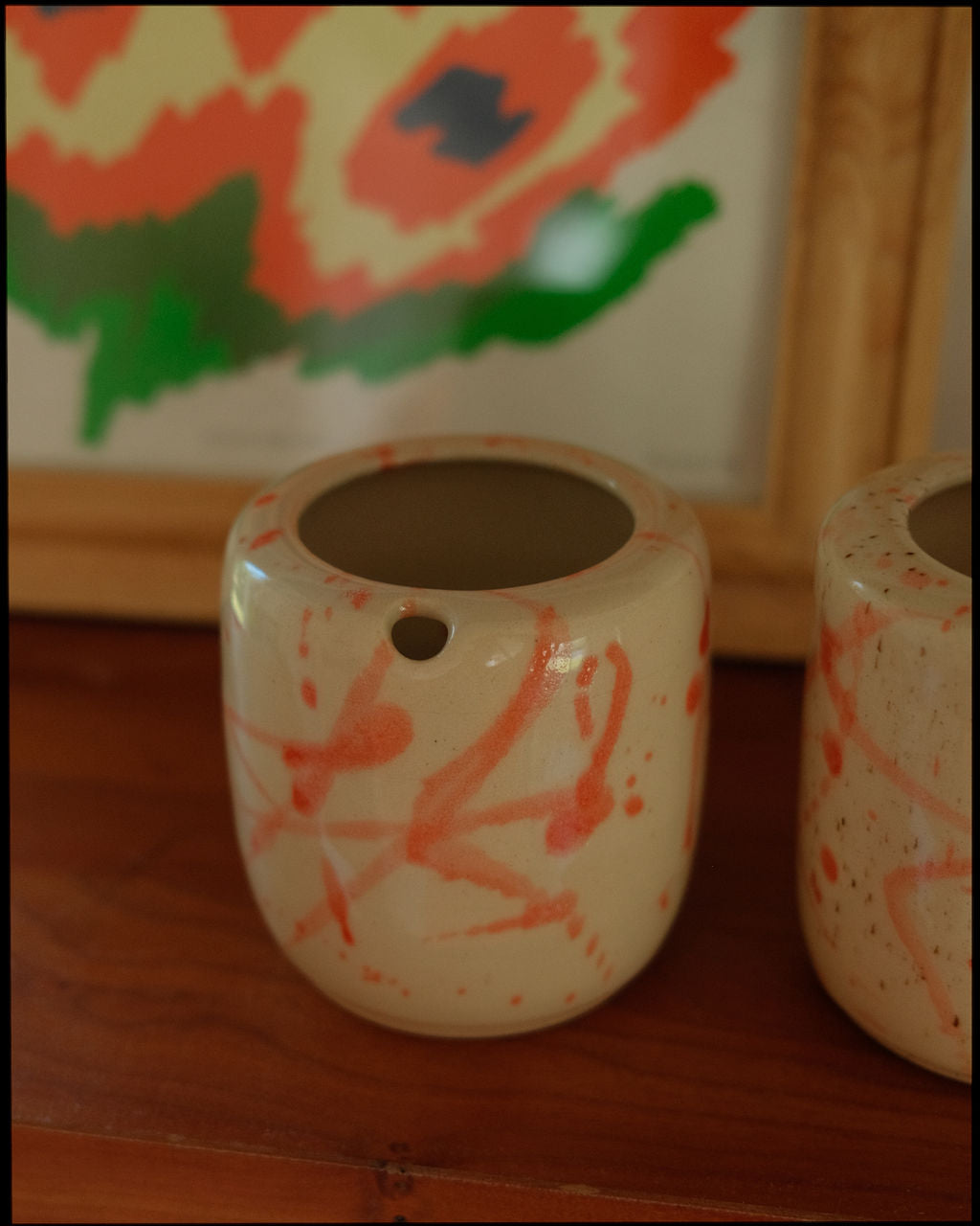 To-go cup | Splash orange