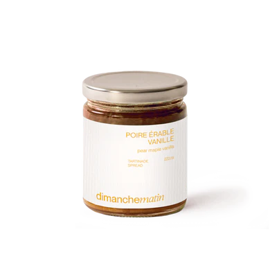 Tartinade - Poire, Érable et Vanille