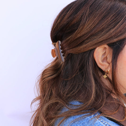 Pince à cheveux La Nella - Caramel Multi