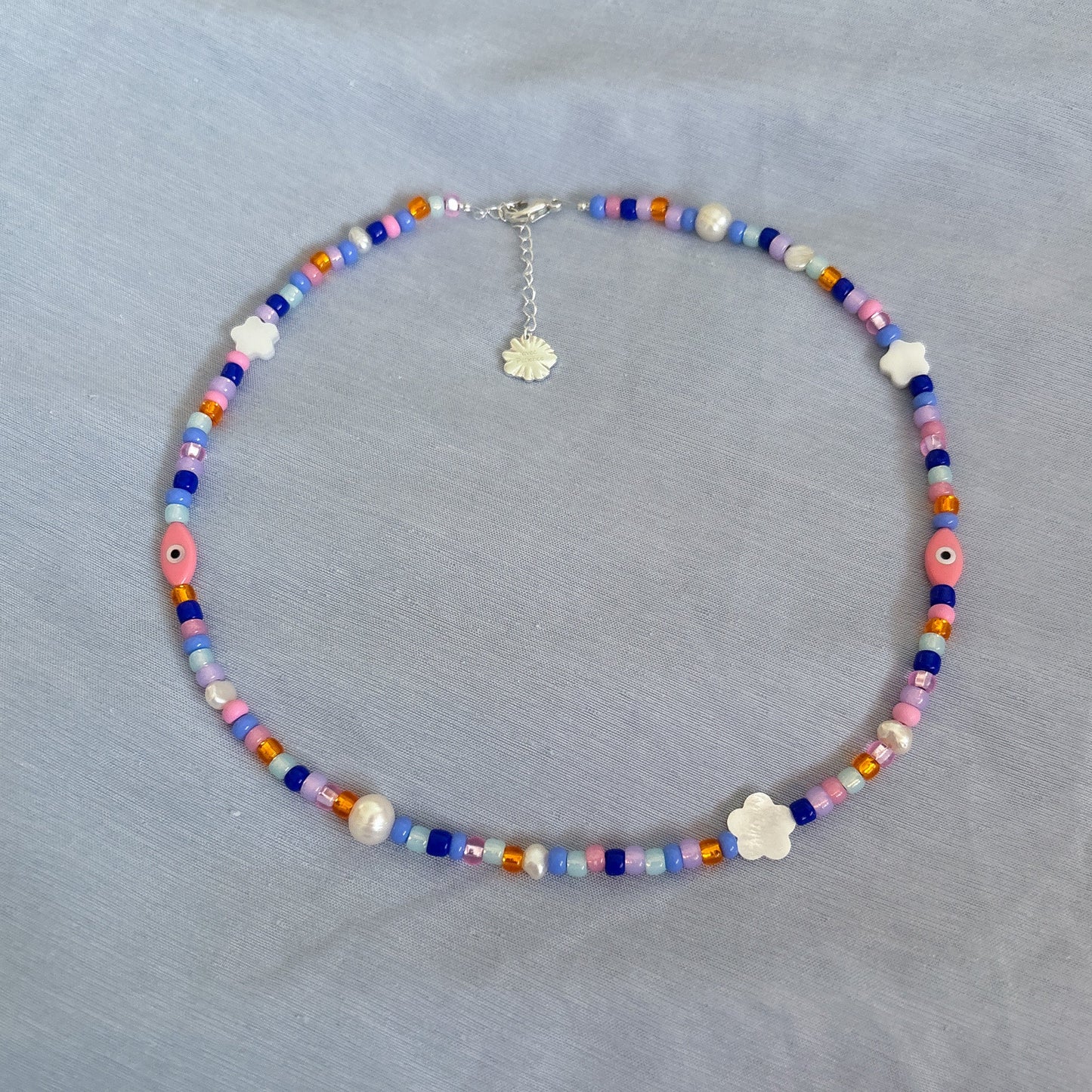 Colliers de perles semi-précieuses mixtes