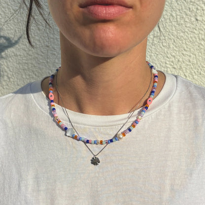 Colliers de perles semi-précieuses mixtes