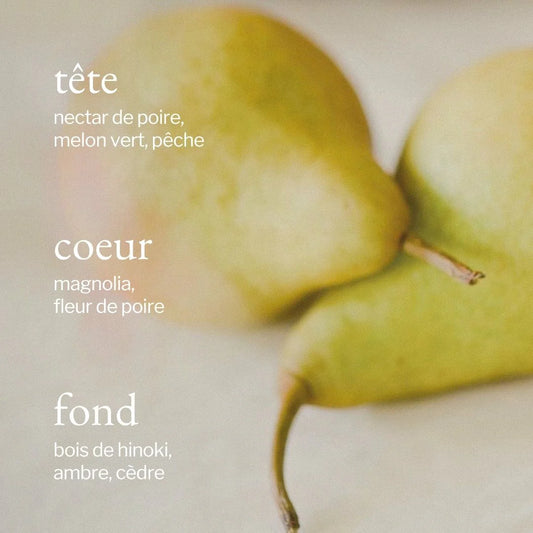 Bougie - Poire + Hinoki