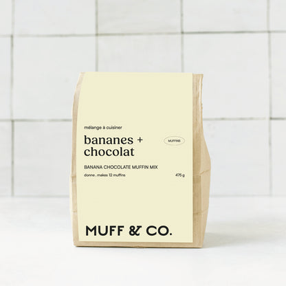 Mélange à muffins - Bananes et chocolat