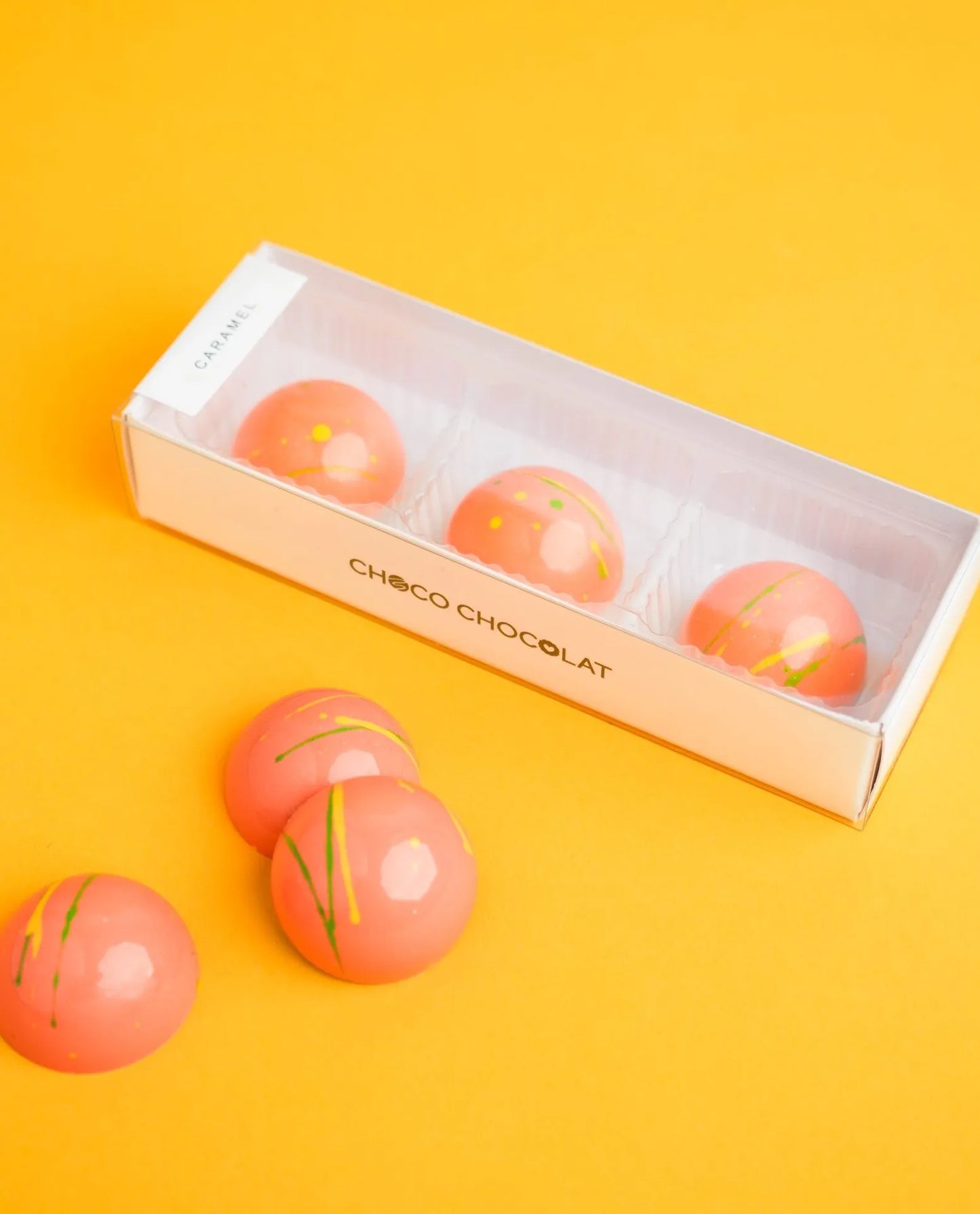 Boîte de 3 dômes - Caramel salé