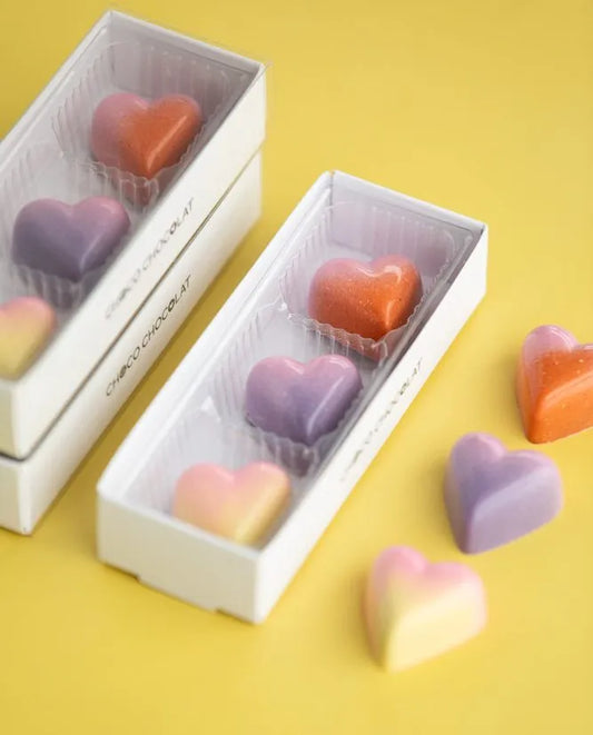 Boîte de 3 coeurs - Classique