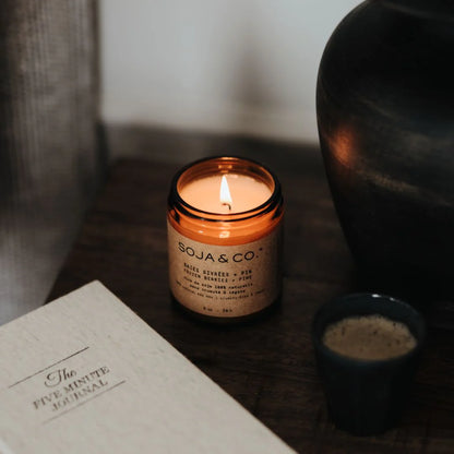 Bougie - Baies givrées + pin